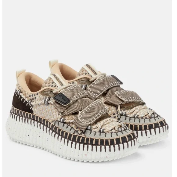 Chloe Nama Slip-On Sneakers Size 40 - Picture 2 of 16